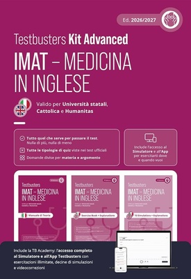 Testbusters. IMAT. Medicina in inglese. Kit advanced. Con simulatore e app