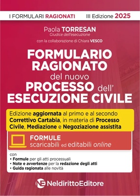 Formulario ragionato del nuovo processo dell'esecuzione civile