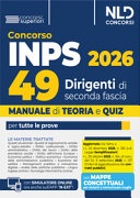 Concorso Inps per 49 dirigenti. Manuale con teoria e quiz 2026