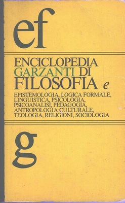 enciclopedia garzanti filosofia