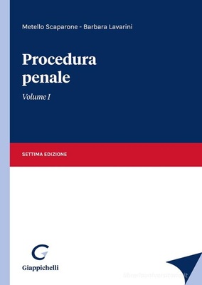 Procedura penale vol.1