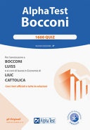 alphatest bocconi 1600 quiz