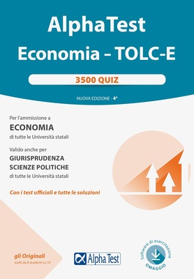 Alpha test. Economia. Tolc-E. 3.500 quiz