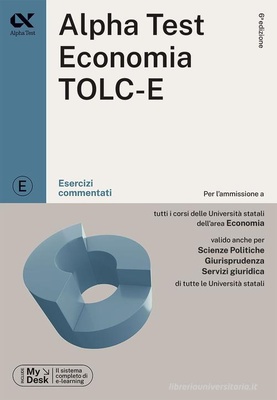 Alpha Test Economia TOLC-E Esercizi commentati