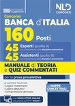 Concorso 160 posti Banca d'Italia. 45 Esperti (cod. A) e 45 Assistenti (cod.B) Manuale di teoria e quiz commentati per la prova preselettiva.