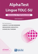 Alpha Test. Lingue. Manuale di preparazione