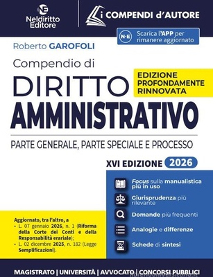 Compendio di diritto amministrativo 2026. Nuova ediz.