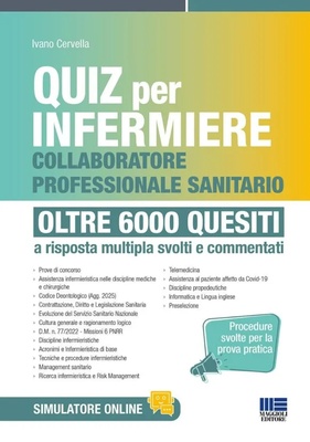 Quiz per infermiere e collaboratore professionale sanitario. Oltre 6000 quesiti