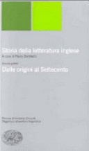 Storia della letteratura inglese [vol 1]