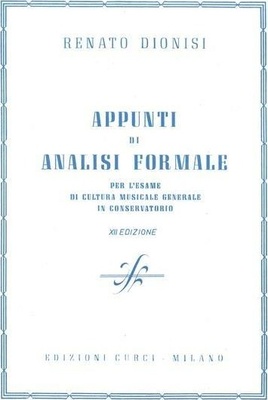 Appunti di analisi formale per l'esame di cultura musicale generale in conservatorio