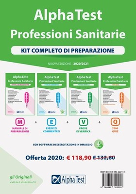 Alpha Test. Professioni sanitarie. Kit completo di preparazione: Manuale di preparazione-Esercizi commentati-Prove di verifica-7000 quiz. Nuova ediz. Con software di simulazione