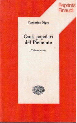 Canti popolari del PIemonte Voll.1 e 2
