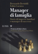 Manager di famiglia. 