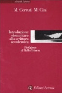 INTRODUZIONE ELEMENTARE ALLA SCRITTURA A
