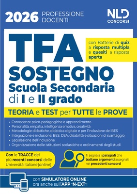 TFA sostegno nella sc secondaria di I e II grado