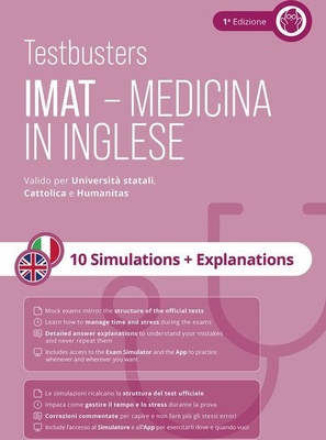 Testbusters. IMAT. Medicine in English. 10 simulations + explanations