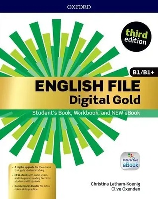 ENGLISH FILE Digital Gold B1-B1+ third ed.