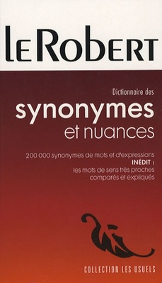 Dictionnaire Des Synonymes Et Nuances