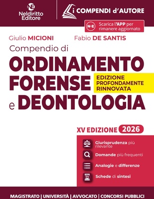 Compendio di ordinamento forense e deontologia 2026