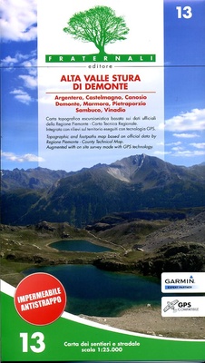 Carta n. 13. Alta valle Stura di Demonte