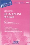 ELEMENTI DI LEGISLAZIONE SOCIALE