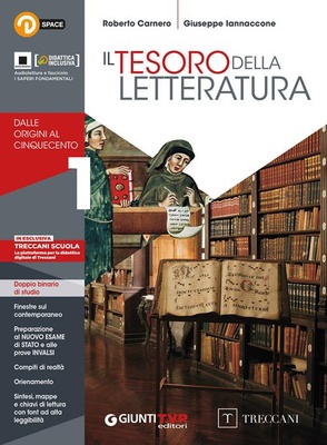 Tesoro della letteratura. Vol. 1: Dalle origini al Cinquecento. Con Quaderno. Con Divina Commedia
