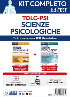 EdiTEST. Kit completo scienze psicologiche