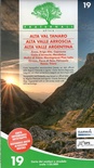 Carta n. 19. Alta Valle Tanaro, Alta Valle Arroscia, Alta valle Argentina. Carta dei sentieri e stradale 1:25.000