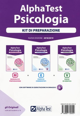 Alpha Test. Psicologia. Kit di preparazione. Con software