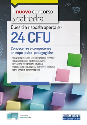 Quesiti a risposta aperta su 24 CFU. Con Contenuto digitale per accesso on line (