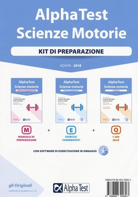Alpha Test. Scienze motorie. Kit di preparazione