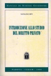 Introduzione allo studio del diritto privato