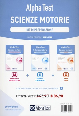 Alpha Test. Scienze motorie. Kit di preparazione. Con software di simulazione