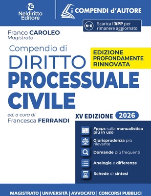 Compendio di procedura civile 2026