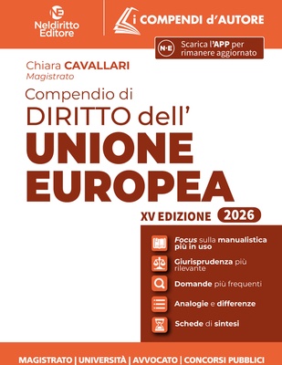 Compendio di diritto dell'Unione Europea 2026. Nuova ediz. Con app